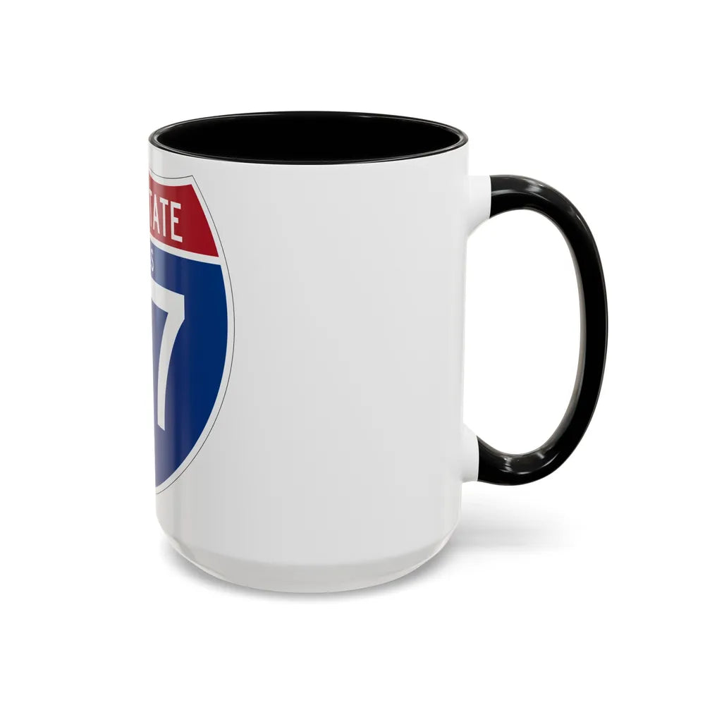 Interstate 27 (U.S. Highways) Accent Coffee Mug-Go Mug Yourself