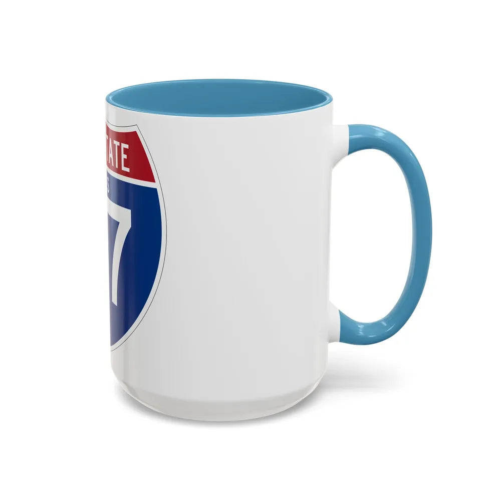 Interstate 27 (U.S. Highways) Accent Coffee Mug-Go Mug Yourself