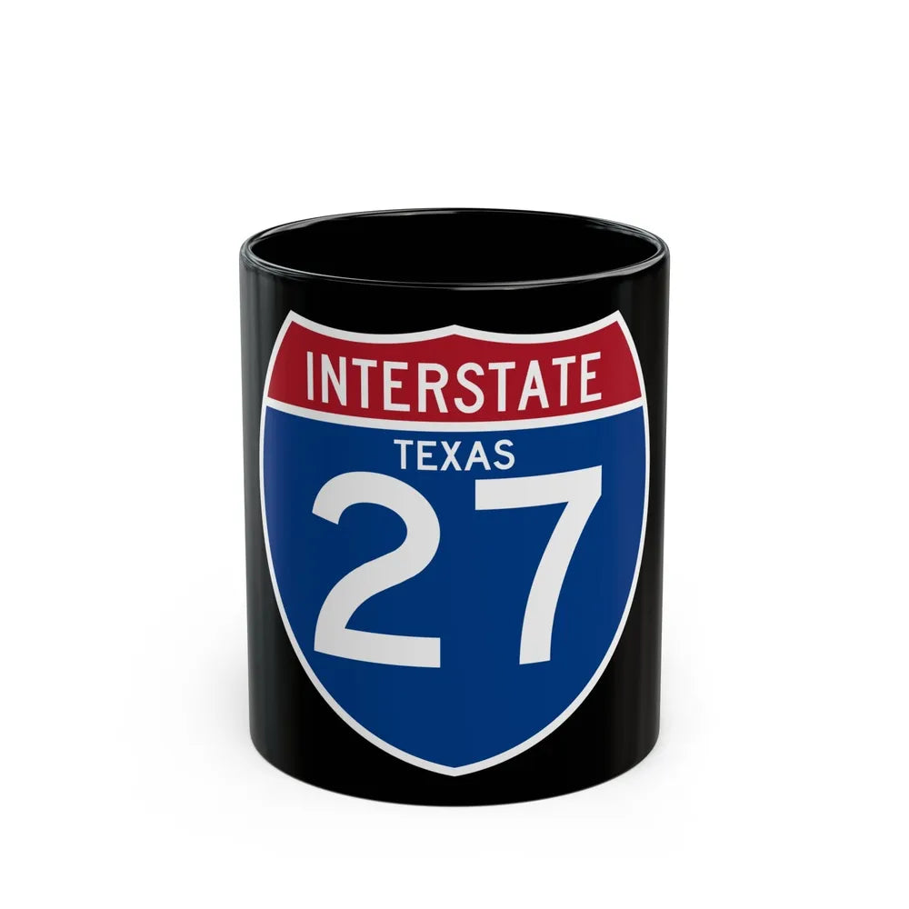 Interstate 27 (U.S. Highways) Black Coffee Mug-11oz-Go Mug Yourself