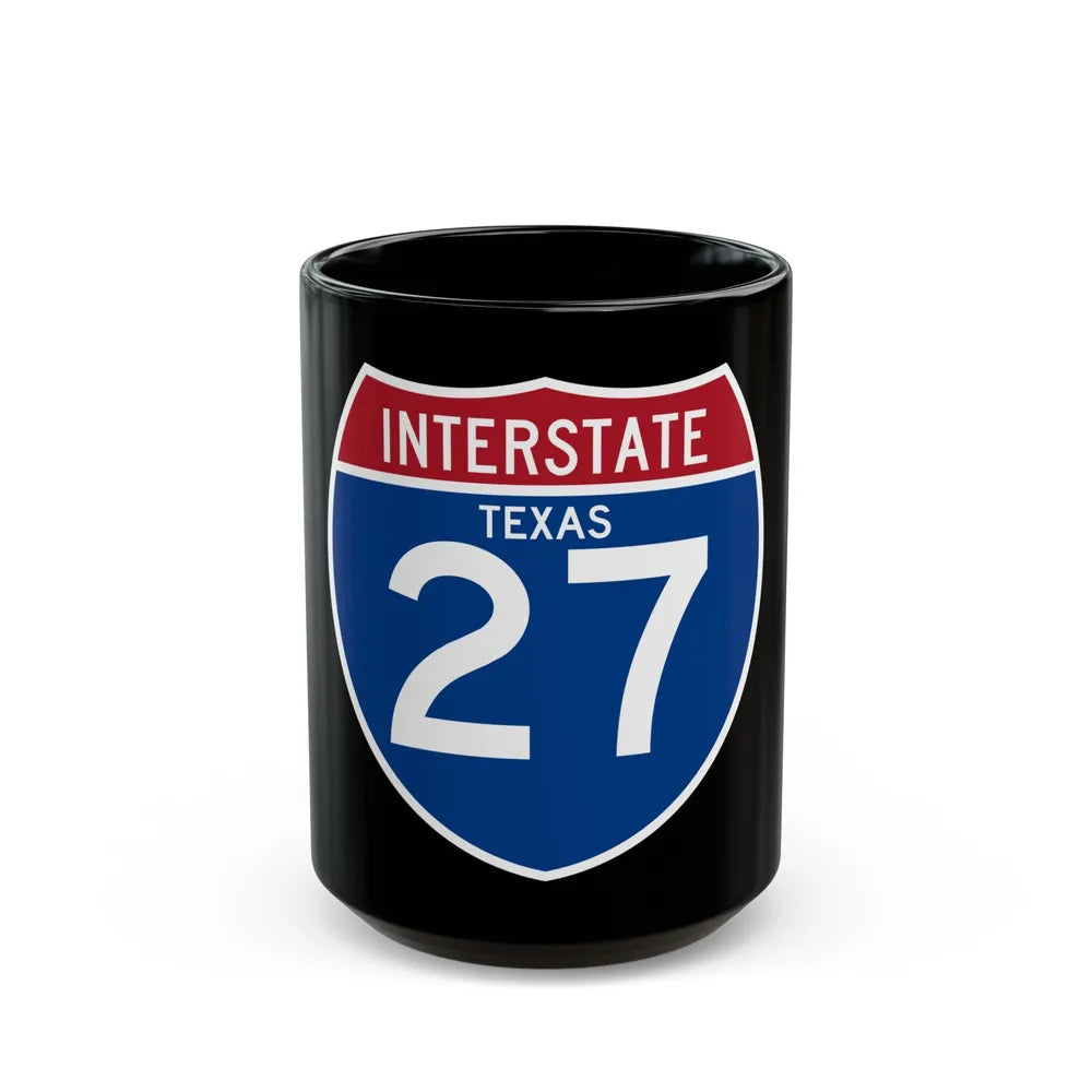 Interstate 27 (U.S. Highways) Black Coffee Mug-15oz-Go Mug Yourself