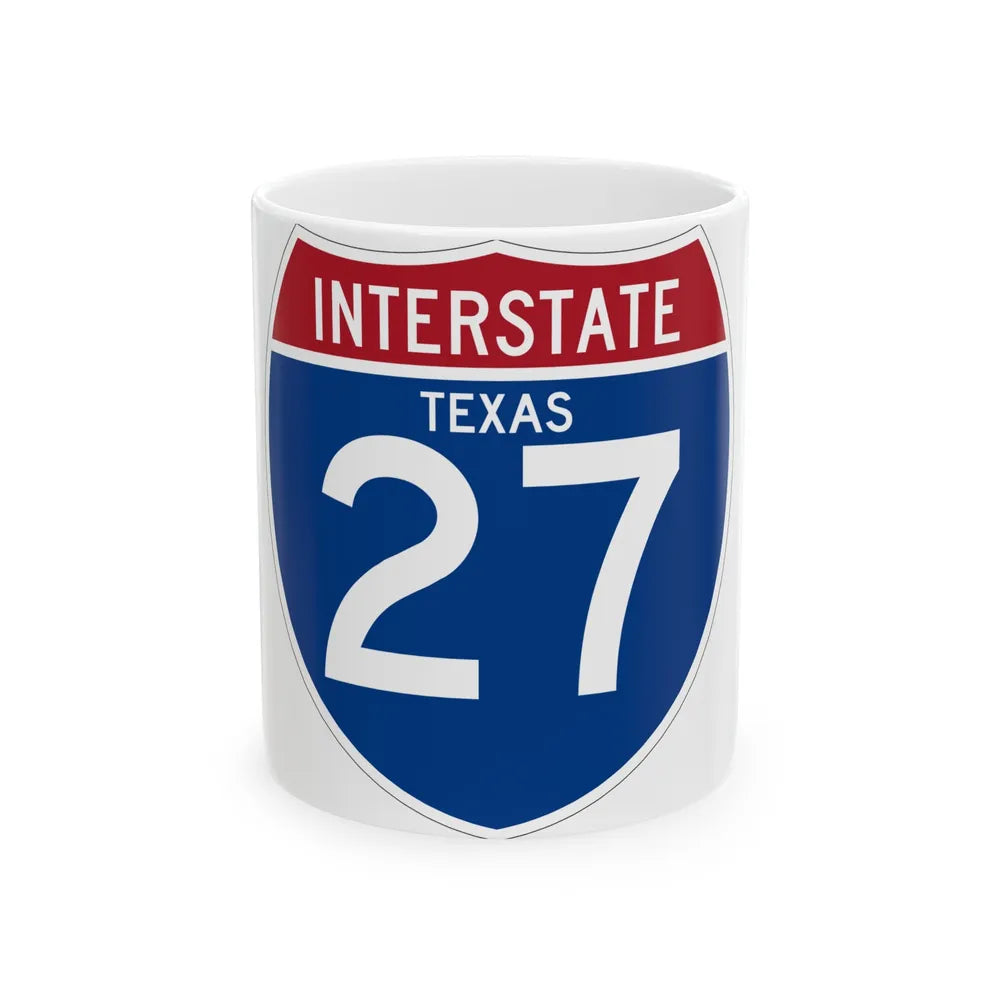 Interstate 27 (U.S. Highways) White Coffee Mug-11oz-Go Mug Yourself