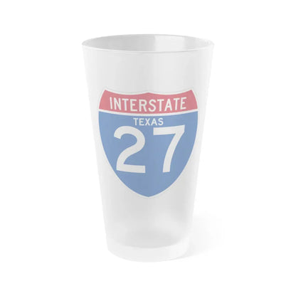 Interstate 27 (U.S. Highways) Frosted Pint Glass 16oz 16oz Frosted - Go Mug Yourself