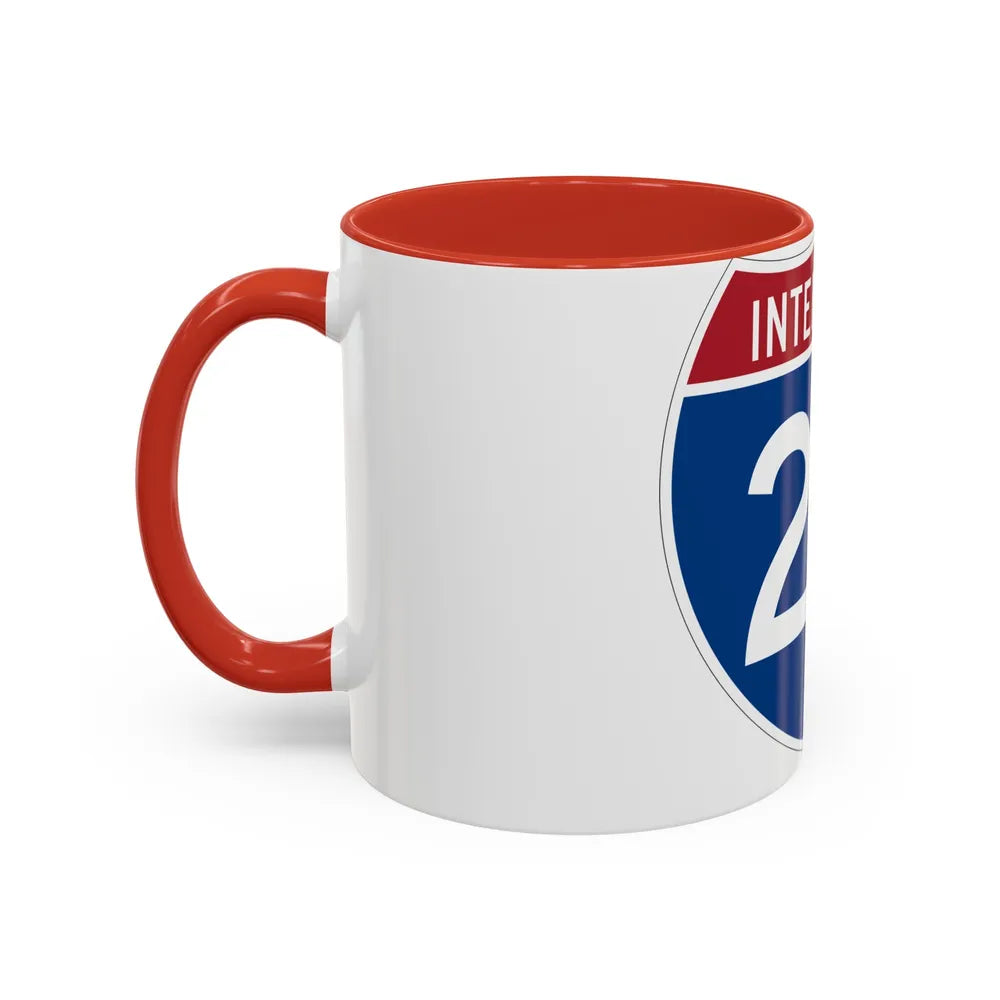 Interstate 29 (U.S. Highways) Accent Coffee Mug-Go Mug Yourself