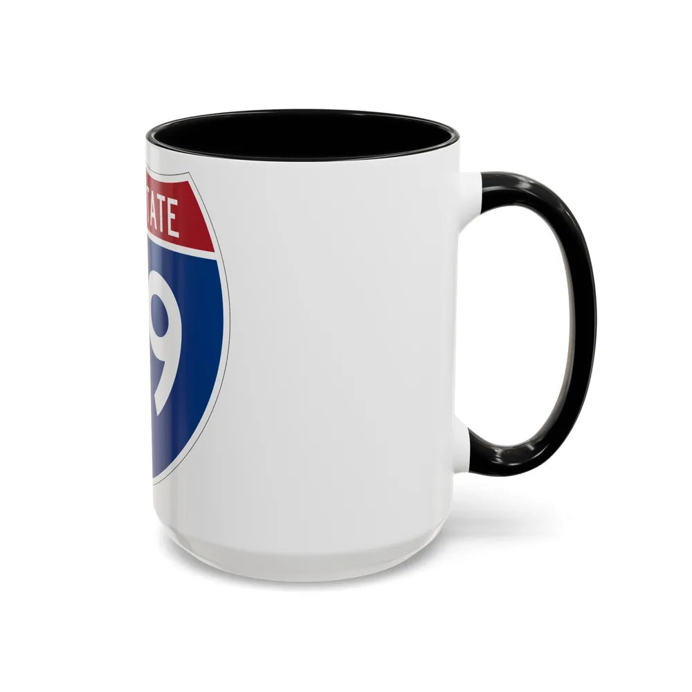 Interstate 29 (U.S. Highways) Accent Coffee Mug-Go Mug Yourself