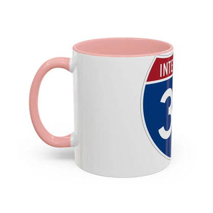 Interstate 30 (U.S. Highways) Accent Coffee Mug-Go Mug Yourself