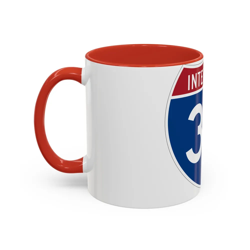 Interstate 30 (U.S. Highways) Accent Coffee Mug-Go Mug Yourself