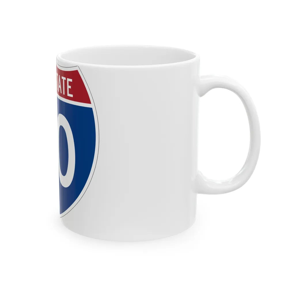 Interstate 30 (U.S. Highways) White Coffee Mug-Go Mug Yourself