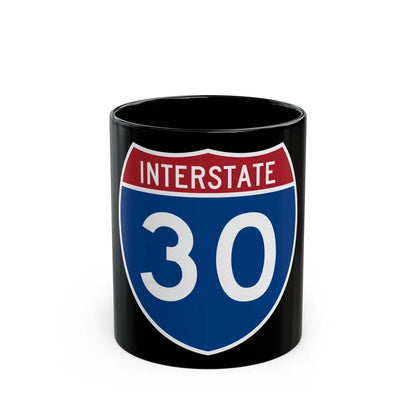 Interstate 30 (U.S. Highways) Black Coffee Mug 11oz - Go Mug Yourself