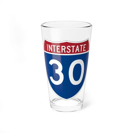 Interstate 30 (U.S. Highways) Pint Glass 16oz 16oz - Go Mug Yourself