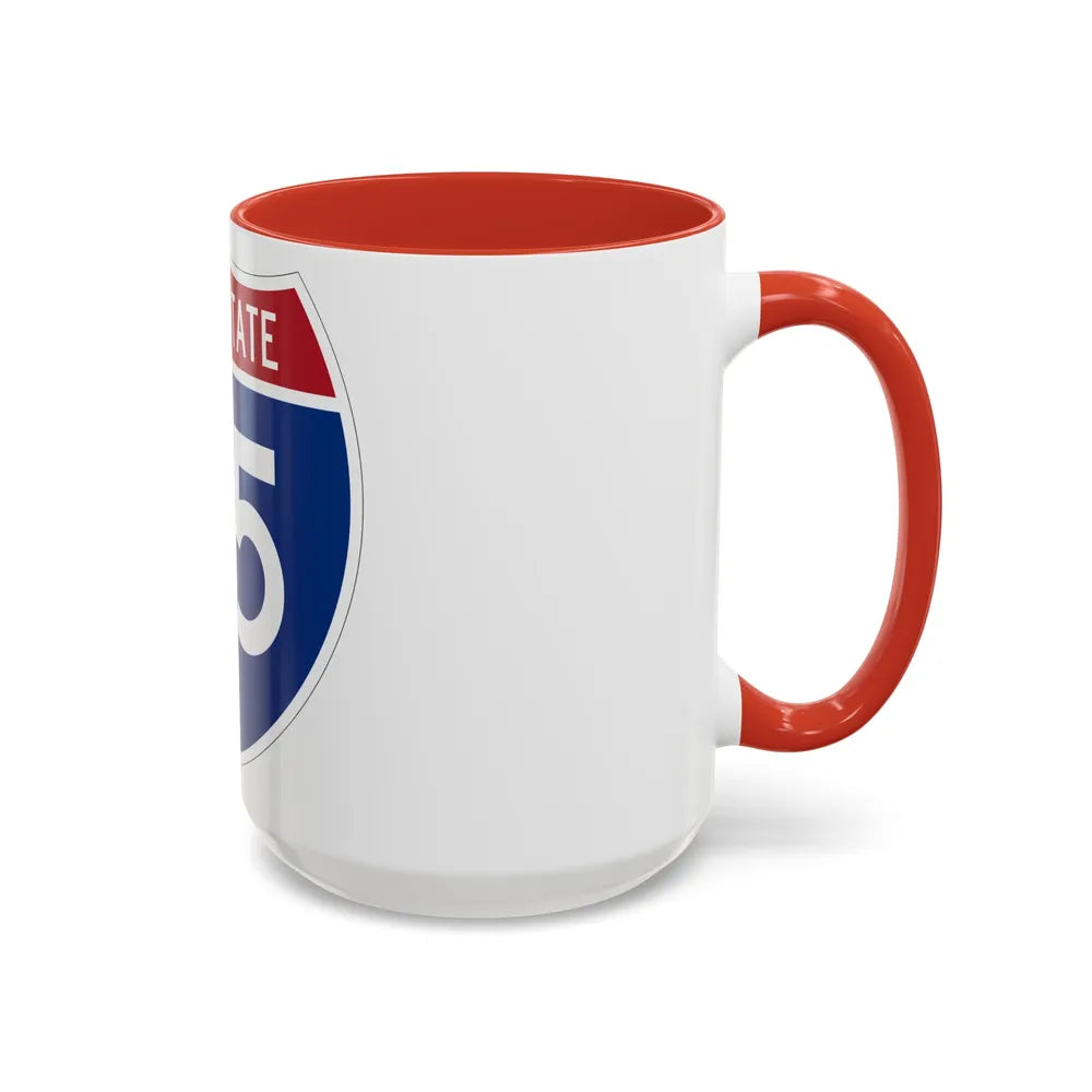 Interstate 35 (U.S. Highways) Accent Coffee Mug-Go Mug Yourself