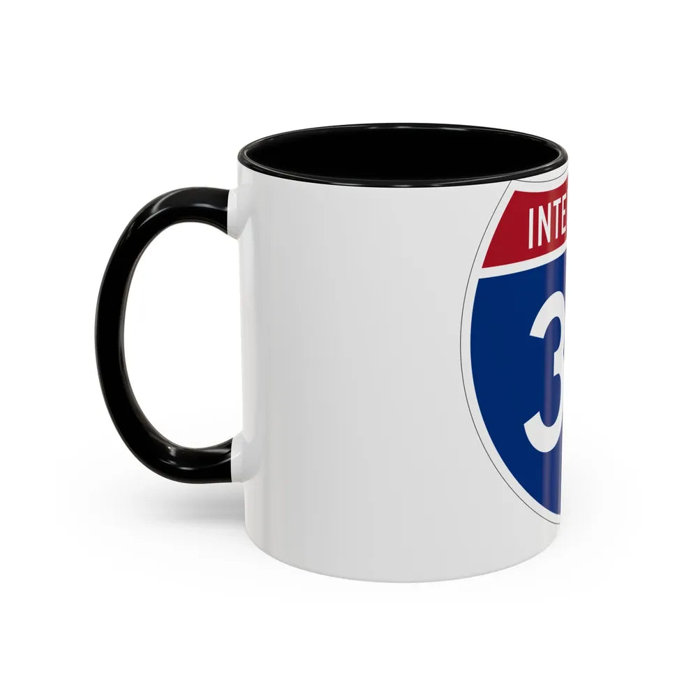 Interstate 35 (U.S. Highways) Accent Coffee Mug-Go Mug Yourself