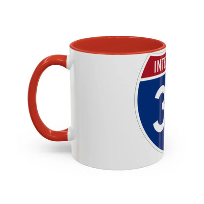 Interstate 35 (U.S. Highways) Accent Coffee Mug-Go Mug Yourself