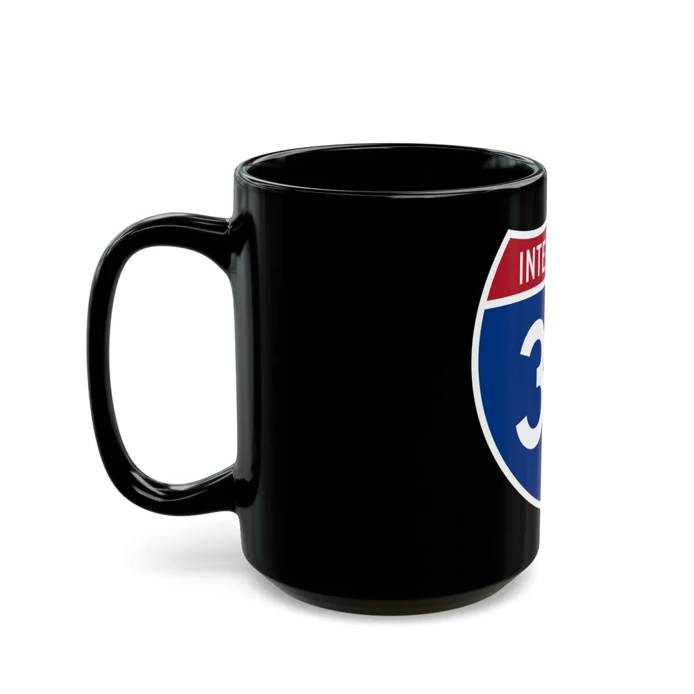 Interstate 35 (U.S. Highways) Black Coffee Mug-Go Mug Yourself