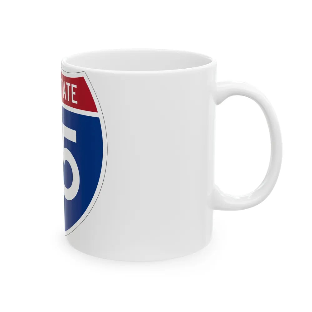 Interstate 35 (U.S. Highways) White Coffee Mug-Go Mug Yourself