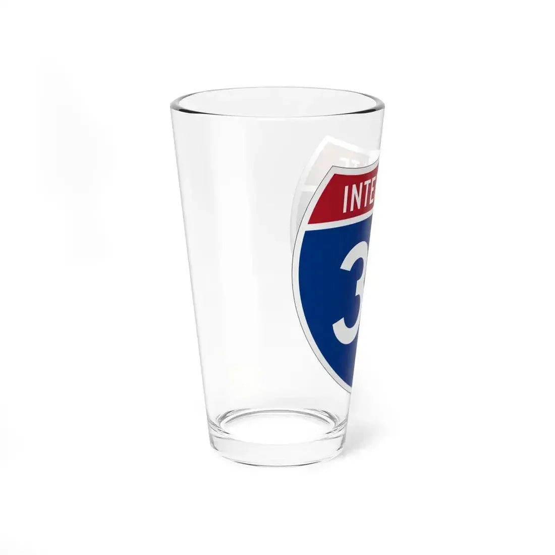 Interstate 35 (U.S. Highways) Pint Glass 16oz - Go Mug Yourself