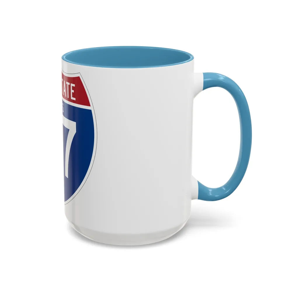 Interstate 37 (U.S. Highways) Accent Coffee Mug-Go Mug Yourself