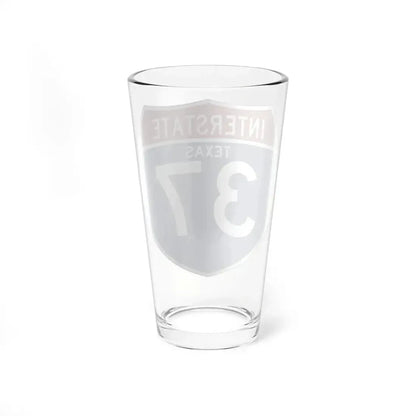 Interstate 37 (U.S. Highways) Pint Glass 16oz - Go Mug Yourself