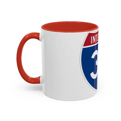 Interstate 39 (U.S. Highways) Accent Coffee Mug-Go Mug Yourself