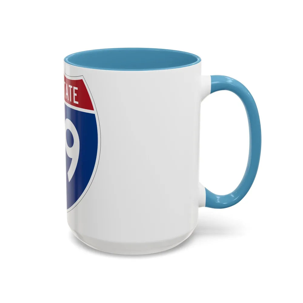 Interstate 39 (U.S. Highways) Accent Coffee Mug-Go Mug Yourself