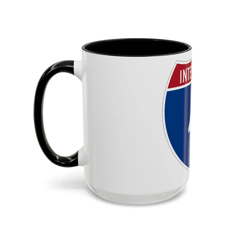 Interstate 4 (U.S. Highways) Accent Coffee Mug-Go Mug Yourself