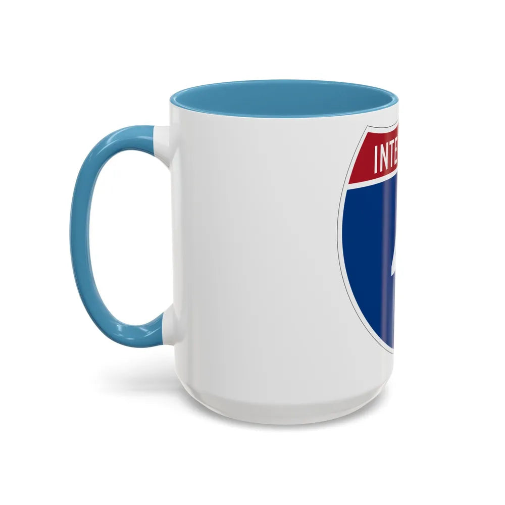 Interstate 4 (U.S. Highways) Accent Coffee Mug-Go Mug Yourself