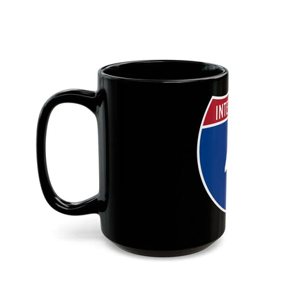 Interstate 4 (U.S. Highways) Black Coffee Mug-Go Mug Yourself