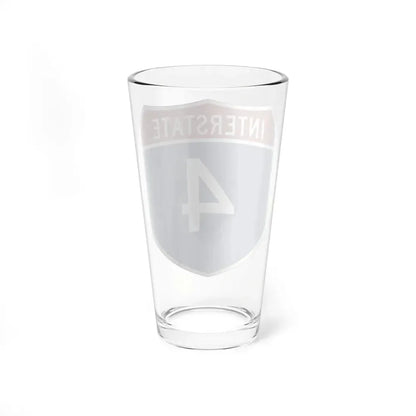 Interstate 4 (U.S. Highways) Pint Glass 16oz - Go Mug Yourself