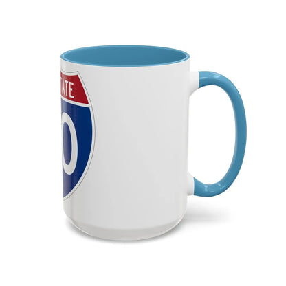 Interstate 40 (U.S. Highways) Accent Coffee Mug-Go Mug Yourself