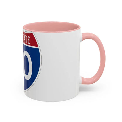 Interstate 40 (U.S. Highways) Accent Coffee Mug - Go Mug Yourself