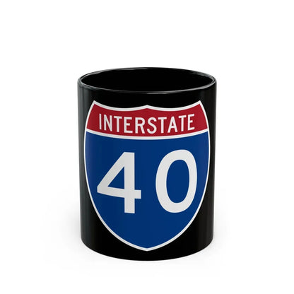 Interstate 40 (U.S. Highways) Black Coffee Mug 11oz - Go Mug Yourself