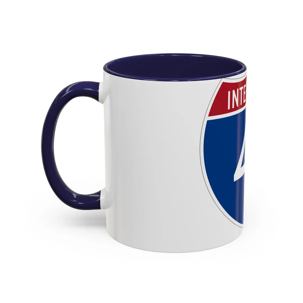 Interstate 41 (U.S. Highways) Accent Coffee Mug-Go Mug Yourself