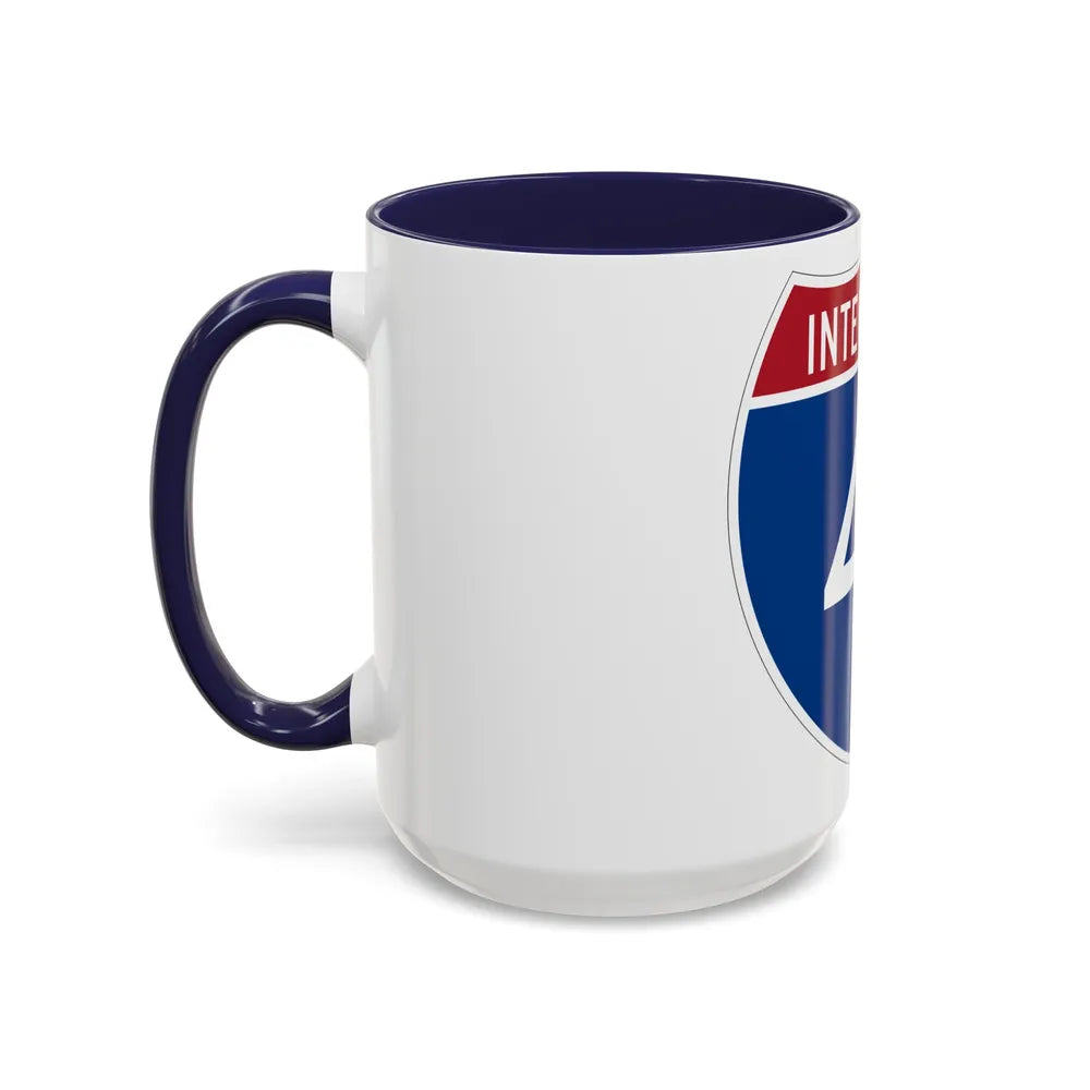 Interstate 41 (U.S. Highways) Accent Coffee Mug-Go Mug Yourself