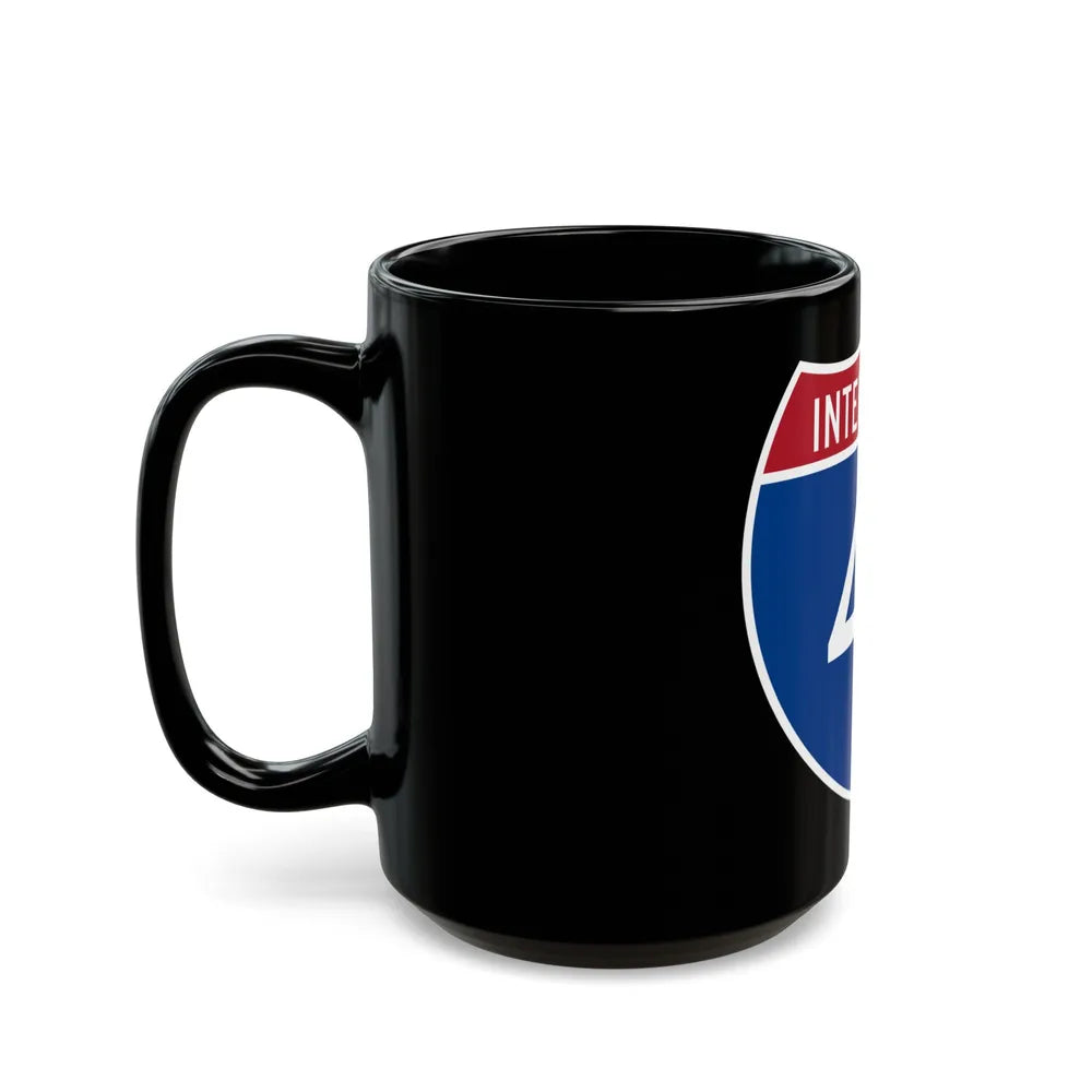 Interstate 41 (U.S. Highways) Black Coffee Mug-Go Mug Yourself