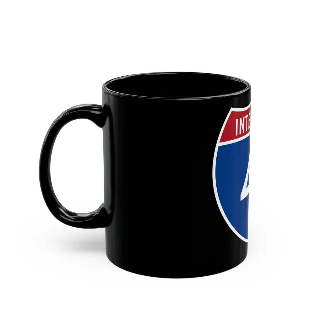 Interstate 41 (U.S. Highways) Black Coffee Mug-Go Mug Yourself