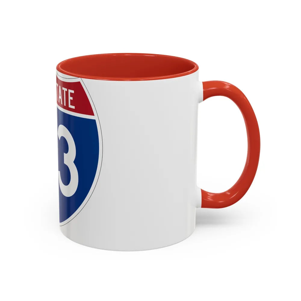 Interstate 43 (U.S. Highways) Accent Coffee Mug-Go Mug Yourself