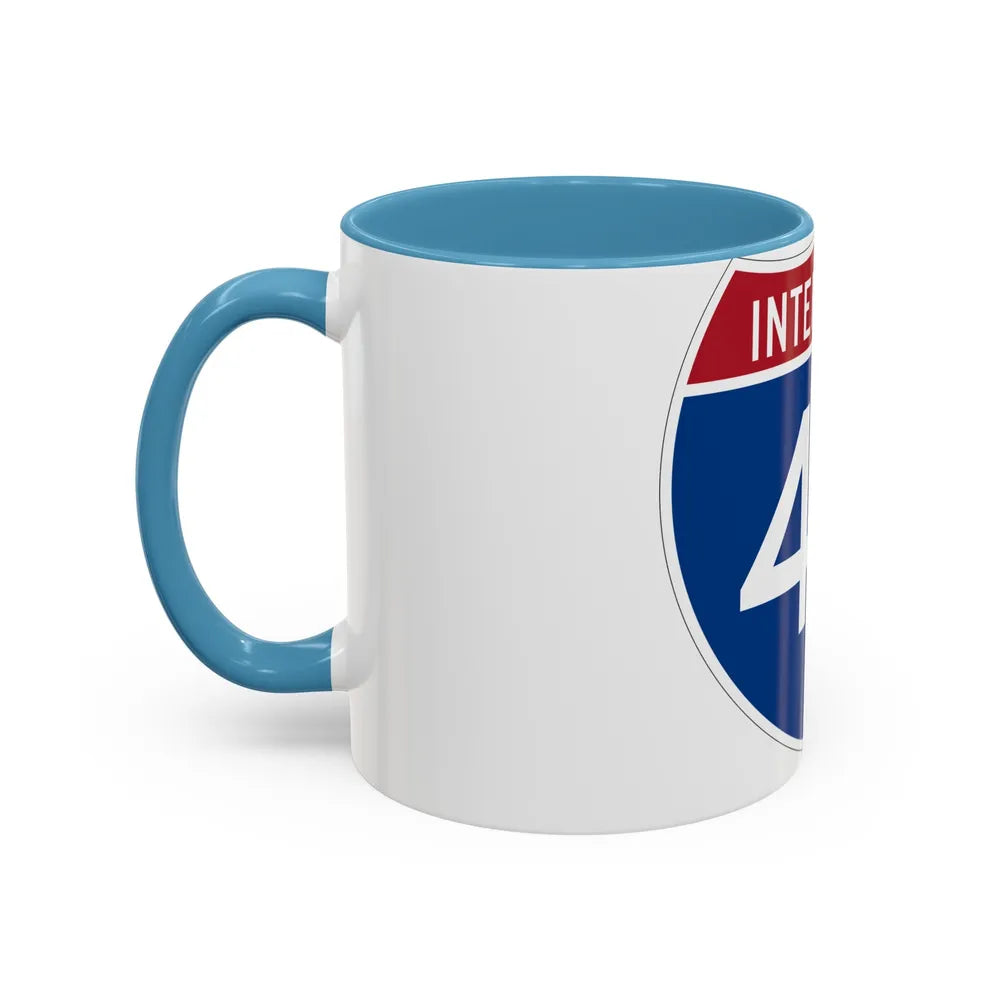 Interstate 43 (U.S. Highways) Accent Coffee Mug-Go Mug Yourself