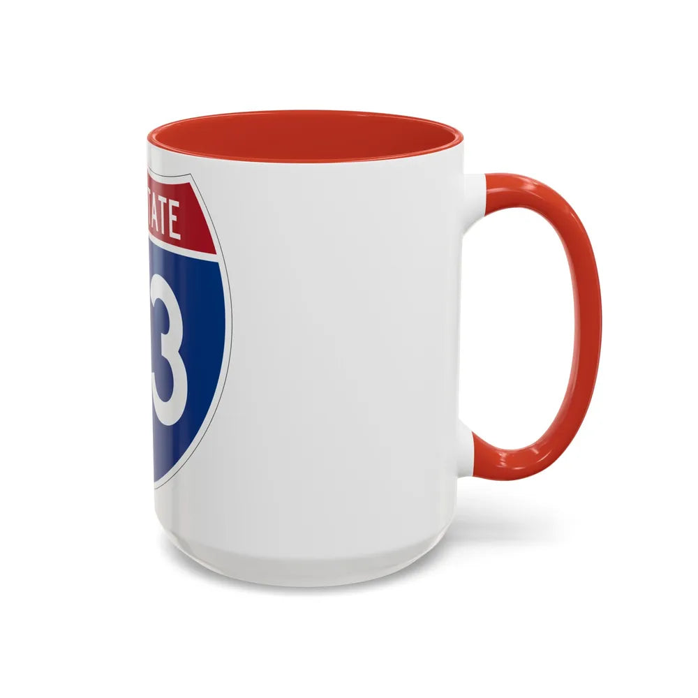 Interstate 43 (U.S. Highways) Accent Coffee Mug-Go Mug Yourself