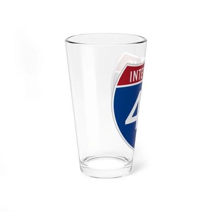 Interstate 43 (U.S. Highways) Pint Glass 16oz-Go Mug Yourself