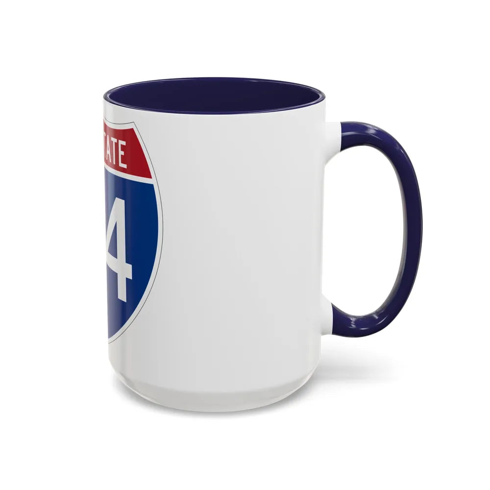 Interstate 44 (U.S. Highways) Accent Coffee Mug-Go Mug Yourself