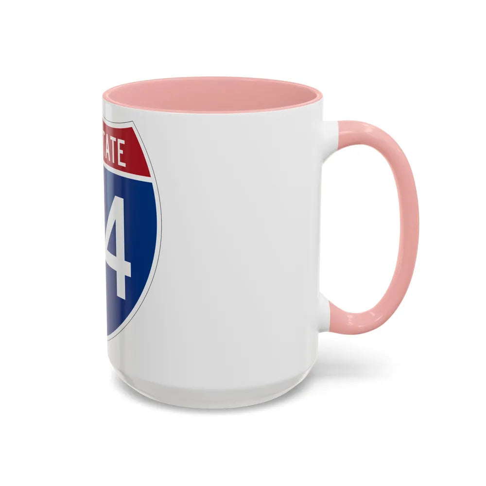 Interstate 44 (U.S. Highways) Accent Coffee Mug-Go Mug Yourself