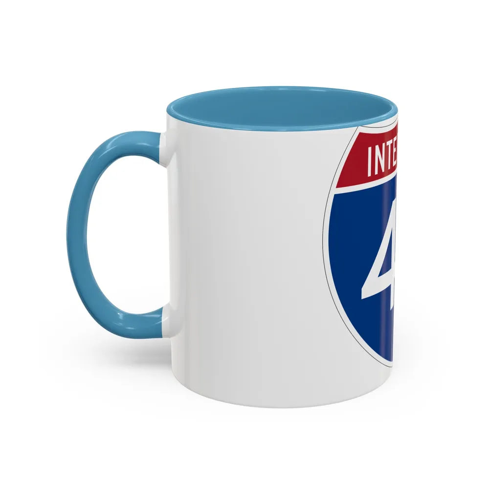 Interstate 44 (U.S. Highways) Accent Coffee Mug-Go Mug Yourself