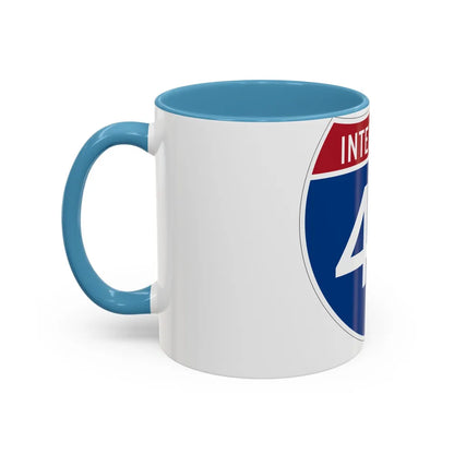 Interstate 44 (U.S. Highways) Accent Coffee Mug-Go Mug Yourself