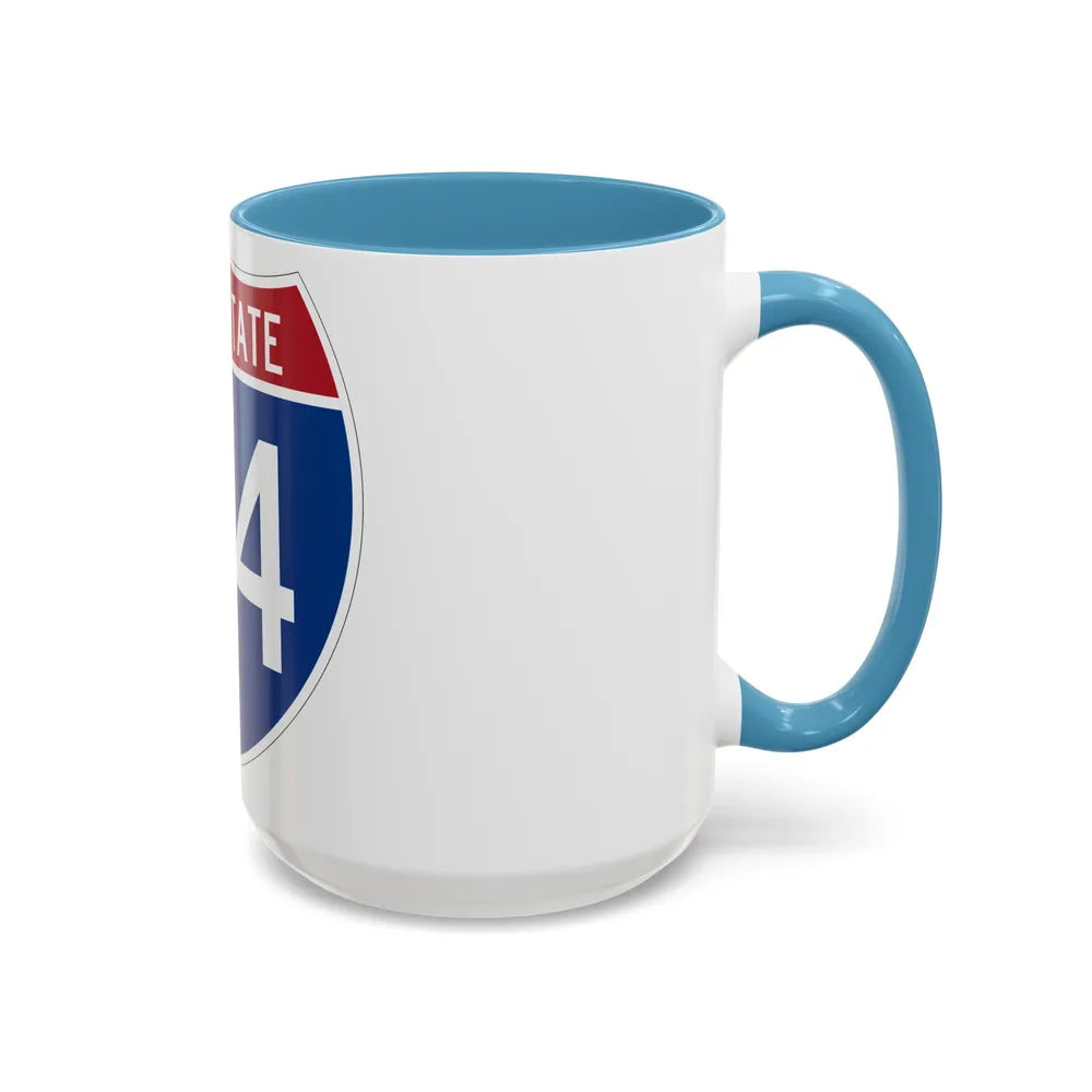 Interstate 44 (U.S. Highways) Accent Coffee Mug-Go Mug Yourself