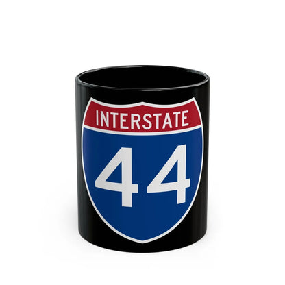 Interstate 44 (U.S. Highways) Black Coffee Mug-11oz-Go Mug Yourself