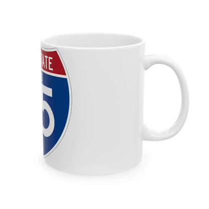 Interstate 45 (U.S. Highways) White Coffee Mug-Go Mug Yourself