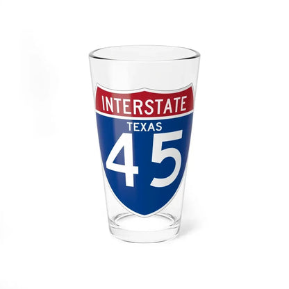 Interstate 45 (U.S. Highways) Pint Glass 16oz 16oz - Go Mug Yourself