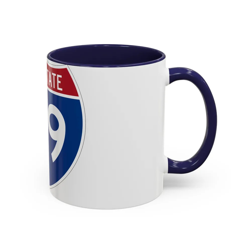 Interstate 49 (U.S. Highways) Accent Coffee Mug-Go Mug Yourself