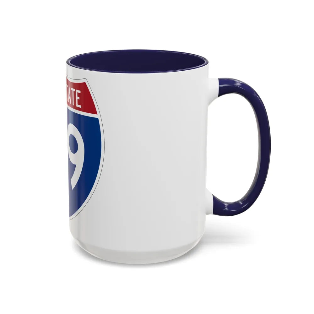 Interstate 49 (U.S. Highways) Accent Coffee Mug-Go Mug Yourself