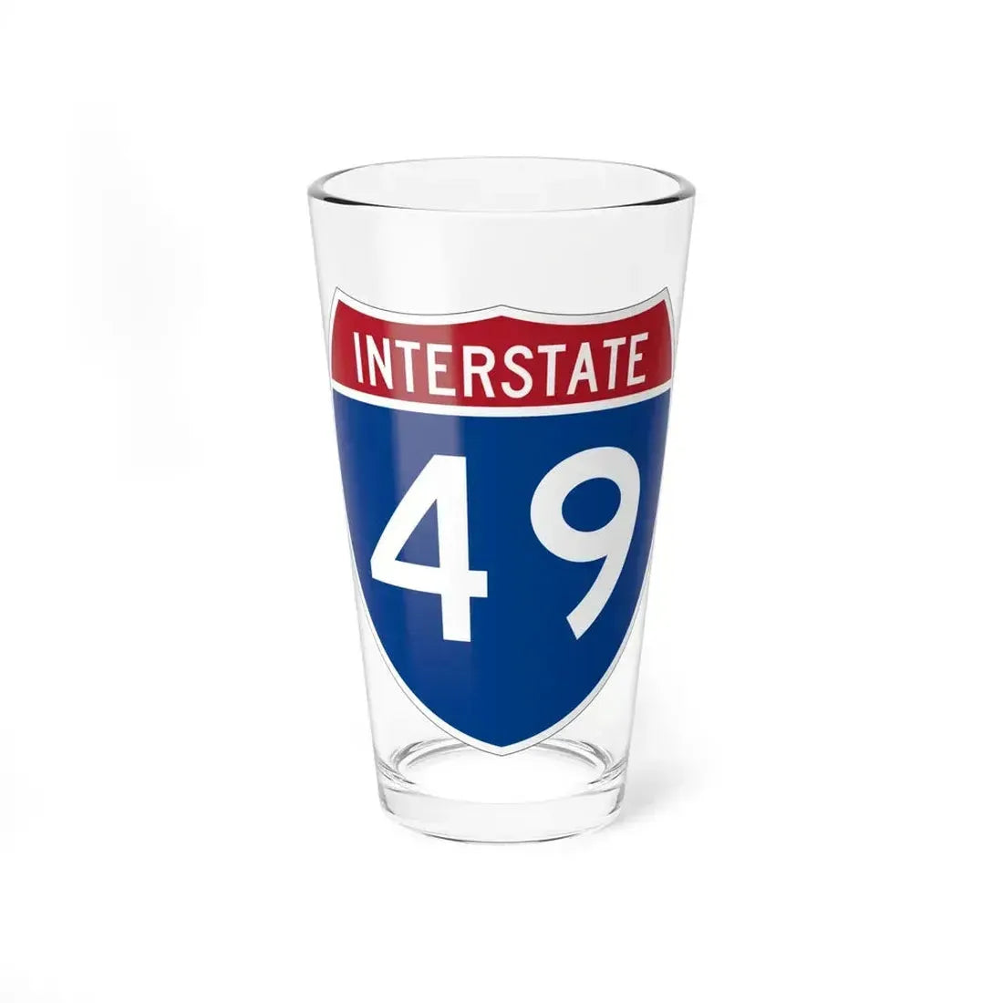Interstate 49 (U.S. Highways) Pint Glass 16oz 16oz - Go Mug Yourself
