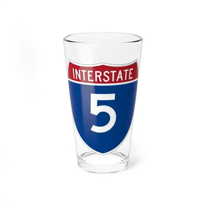 Interstate 5 (U.S. Highways) Pint Glass 16oz 16oz - Go Mug Yourself